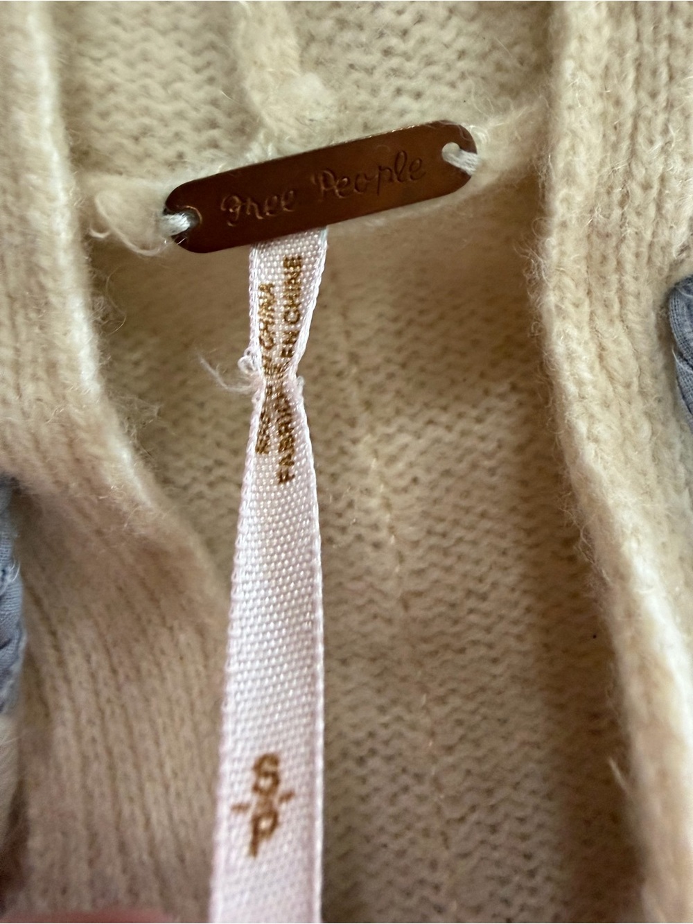 Free People 100% Wool Peplum Full Zip Hoodie - Picture 8 of 10